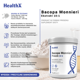 Bacopa Monnieri ekstrakt proszek 30g