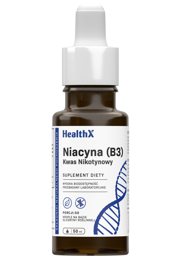 Witamina B3 Niacyna krople 50 ml