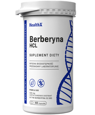 Berberyna HCL 60 kapsułek