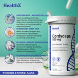 Cordyceps 10:1 ekstrakt 60 kapsułek