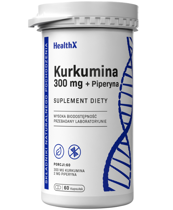 Kurkumina Piperyna 95% 60 kapsułek