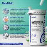 Kurkumina Piperyna 95% 60 kapsułek