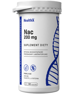 NAC acetylocysteina 60 kapsułek