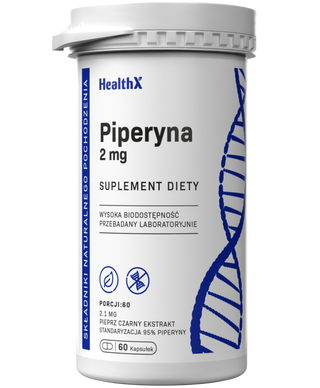 Piperyna 95% ekstrakt 60 kapsułek