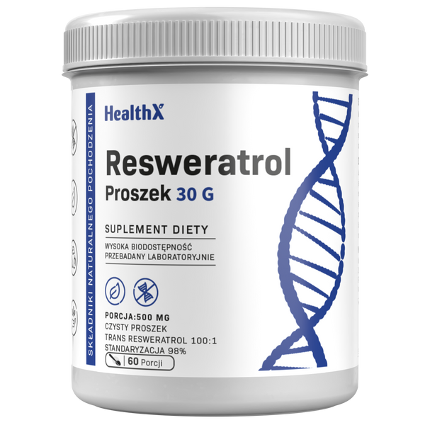 Resweratrol ekstrakt 100:1 proszek 30g