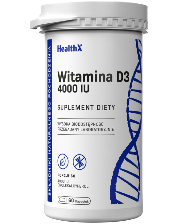 Witamina D3 60 kapsułek